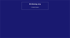 Desktop Screenshot of birdsong.org