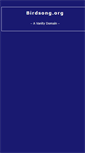 Mobile Screenshot of birdsong.org